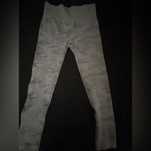 Gray Camouflage Leggings